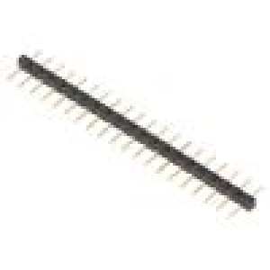 Kolíková lišta kolíkové vidlice PIN: 20 přímý 2,54mm THT 1x20