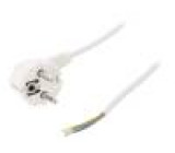Kabel 3x0,75mm2 PVC 1m bílá 16A 250V