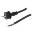 Kabel 3x1,5mm2 CEE 7/7 (E/F) vidlice,vodiče,SCHUKO vidlice