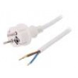 Kabel 3x2,5mm2 CEE 7/7 (E/F) vidlice,vodiče,SCHUKO vidlice