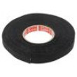 Textilní páska PET fleece W: 9mm L: 25m černá