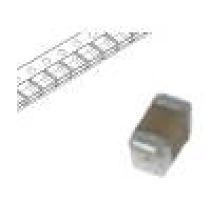 Kondenzátor keramický MLCC 1nF 6,3VDC X7R ±10% SMD 0402