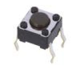 Mikrospínač TACT SPST Polohy: 2 0,05A/12VDC THT 1,6N 4,3mm