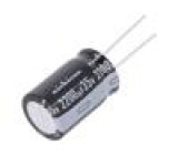 Kondenzátor: elektrolytický THT 2200uF 35VDC Ø16x25mm ±20%