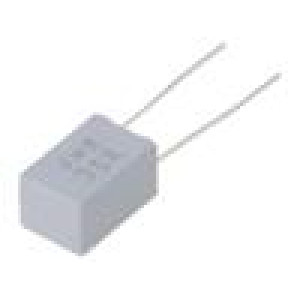 Kondenzátor: polyesterový 1uF 40VAC 63VDC Rozteč: 5mm ±10%