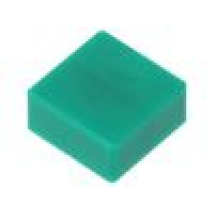 Hmatník vtlačovaný není 5,5mm čtvercový -25÷70°C zelená
