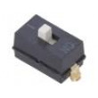 Přepínač: DIP-SWITCH Počet sekcí: 1 ON-OFF 0,025A/24VDC pol: 2