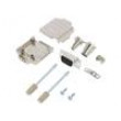 D-Sub PIN: 9 male shielded,metalized straight soldering