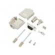 D-Sub HD PIN: 15 male shielded,metalized straight soldering