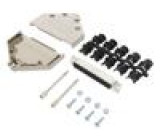 D-Sub PIN: 37 female shielded,metalized straight soldering