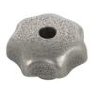 Knob through hole without thread Dia: 40mm cast iron DIN: 6336