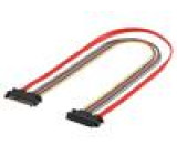 Kabel: SATA Micro SATA zásuvka,Micro SATA vidlice 0,3m