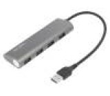 Hub USB USB 3.0 PnP Počet portů: 4 5Gbps Mat.těl: hliník