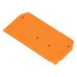 Krajní/oddělovací destička Určení: 280-9 oranžová 2,5x28x53mm