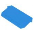 Koncová krytka modrá pro svorky UDK4 Šíř: 1,5mm polyamid