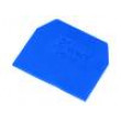Krajní destička Určení: ZG-G10 modrá Šíř: 1mm polyamid