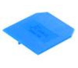 Krajní/oddělovací destička Určení: ZUG-G10 modrá Šíř: 1,5mm