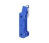 Montážní adaptér modrá DIN Šíř: 11mm polyamid TS35 -25÷100°C