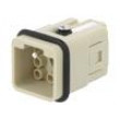 Konektor: HDC kontaktní vložka vidlice DQ PIN: 7 7+PE 10A 400V