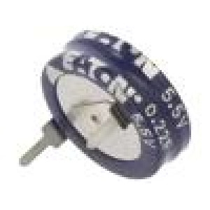 Kondenzátor: elektrolytický superkondenzátor 220mF 5,5VDC