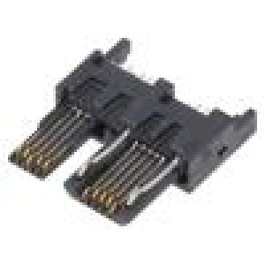 Zástrčka USB B micro ZX360 na PCB SMT PIN: 10 vodorovné