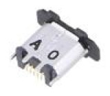 Zásuvka USB B micro UX na PCB SMT,THT PIN: 5 svislý USB 2.0