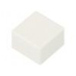 Hmatník vtlačovaný není 5,5mm čtvercový -25÷70°C bílá