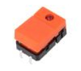 Přepínač: klávesnicový pol: 2 SPST-NO 0,05A/24VDC oranžová