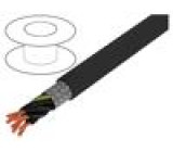 Vodič JZ-600-Y-CY 12G0,75mm2 PVC černá 0,6/1kV