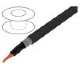 Vodič OZ-600-Y-CY 2x1mm2 PVC černá 0,6/1kV