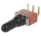 E121SD1AGE Přepínač: tlačítkový pol: 2 SPDT 1A/120VAC 1A/28VDC ON-(ON)