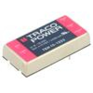 TEN15-1223 Převodník: DC/DC 15W Uvst: 9÷18V Uvýst: 15VDC Uvýst2: -15VDC