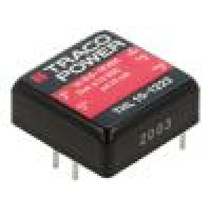 THL10-1222 Převodník: DC/DC 10W Uvst: 9÷18V Uvýst: 12VDC Uvýst2: -12VDC