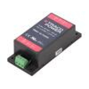 TMDC10-7222H Převodník: DC/DC 10W Uvst: 80÷160V Uvýst: 12VDC Uvýst2: -12VDC