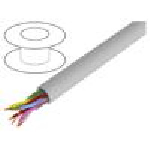 Vodič licna Cu LiYY-P,PAAR-TRONIC 32x2x0,14mm2 nestíněný