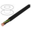 Vodič HELUPOWER® 1000 licna Cu 5G10mm2 PVC černá 0,6/1kV