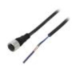 Připojovací kabel M12 PIN: 2 přímý 2m zástrčka Izolace: PVC