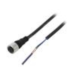 Připojovací kabel M12 PIN: 2 přímý 2m zástrčka Izolace: PVC