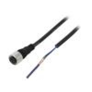 Kabel: pro snímače/automatizaci M12 PIN: 2 přímý 2m zástrčka