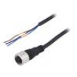 Kabel: pro snímače/automatizaci M12 PIN: 3 přímý 5m zástrčka