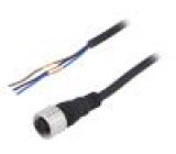 Připojovací kabel M12 PIN: 3 přímý 5m zástrčka Izolace: PVC