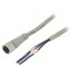 Kabel: pro snímače/automatizaci M12 PIN: 4 přímý 2m zástrčka