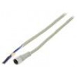 Kabel: pro snímače/automatizaci M12 PIN: 4 přímý 3m zástrčka