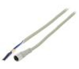 Kabel: pro snímače/automatizaci M12 PIN: 4 přímý 3m zástrčka