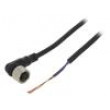 Připojovací kabel M12 PIN: 2 úhlový 5m zástrčka Izolace: PVC