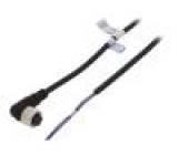 Kabel: pro snímače/automatizaci M12 PIN: 2 úhlový 5m zástrčka
