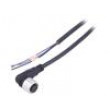 Kabel: pro snímače/automatizaci M12 PIN: 3 úhlový 2m zástrčka