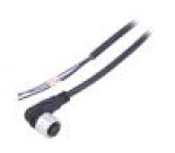 Připojovací kabel M12 PIN: 3 úhlový 2m zástrčka Izolace: PVC