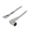 Kabel: pro snímače/automatizaci M12 PIN: 4 úhlový 5m zástrčka