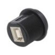 Zásuvka USB B do panelu,přišroubováním THT přímý USB 2.0